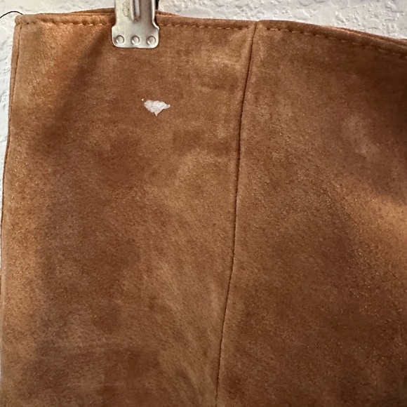 MontanaCo Cognac Brown Suede Leather Size Medium - Picture 6 of 7
